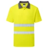 Póló M Portwest ES477 Jóláthatósági galléros sárga
