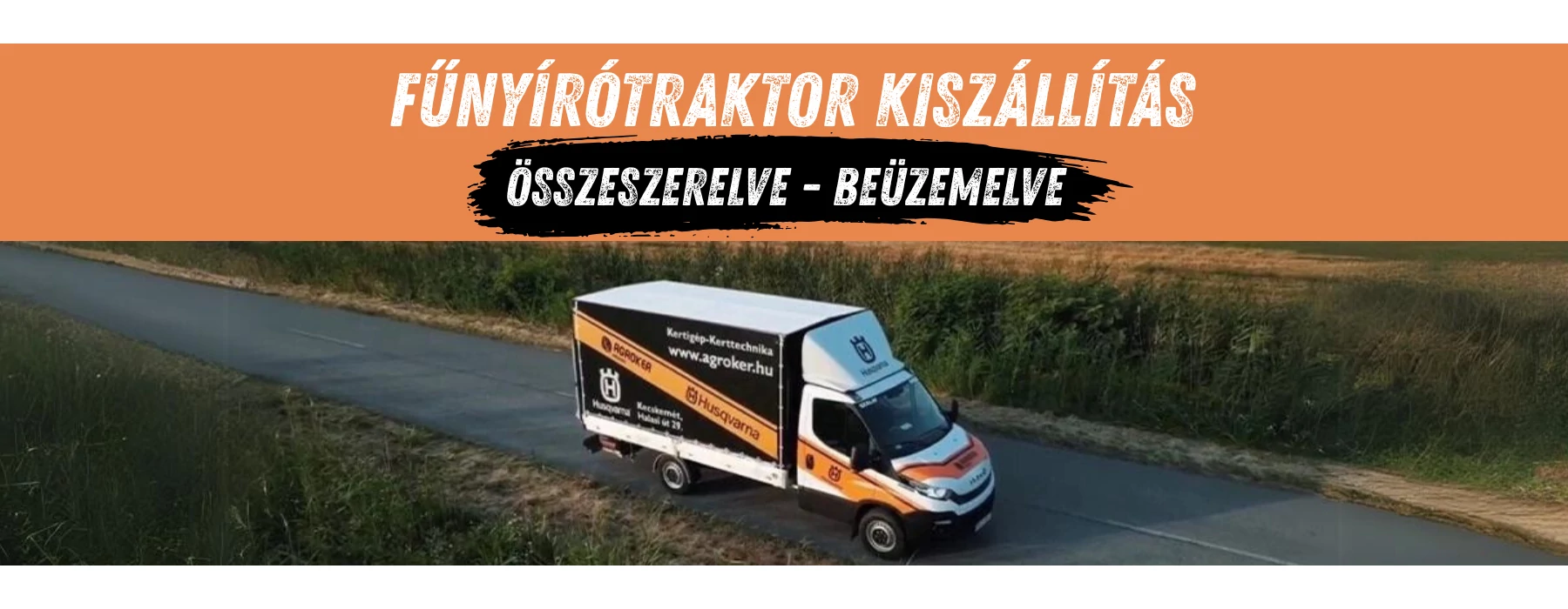 Fűnyírótraktor szállítás