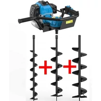 GÖDÖRFÚRÓ GÜDE GE 2200 52CM3 3LE+100MM+150MM+200MM FÚRÓSZÁR