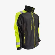 KABÁT M URGENT SOFTSHELL FEKETE-UV SÁRGA GL-8364