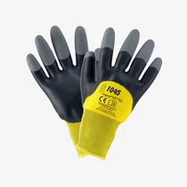 Kesztyű 10 Urgent 1045 Duplán Mártott Latex Sárga Fekete