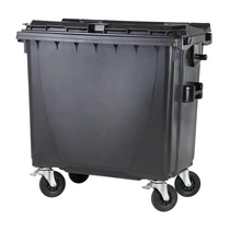 Szemetes Konténer Kuka 770l  fekete 