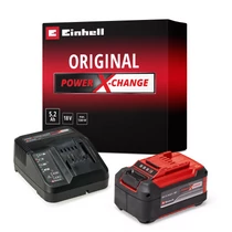Akku+Töltő Einhell PXC Starter Kit 18v 5,2Ah 4512147
