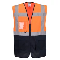 Jól Láthatósági Mellény M Portwest ES076 narancs-navy M
