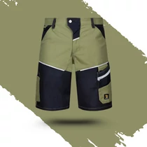 Munkavédelmi Rövidnadrág 46 Procera Lander zöld-fekete 