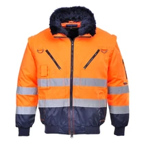 Kabát M Portwest PJ50 HI-VIS narancs-tengerészkék