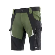 Munkavédelmi rövidnadrág S Sara Cottonflex fekete-zöld