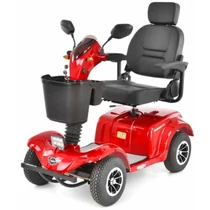 NÉGYKEREKŰ ELEKTROMOS MOPED HECHT WISE SILVER/RED 24V 40AH