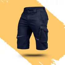 Munkavédelmi rövidnadrág 52 Leib Flex Tengerkék