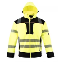 Kabát S Procera Loro Softhshell jólláthatósági sárga-fekete 