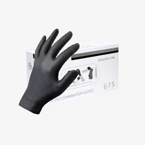 KESZTYŰ S 6-7 PROC NITRILE PF100 FEKETE 100/DOBOZ