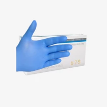 KESZTYŰ M 7-8 PROC NITRILE PRIDE PF100 KÉK 100/DOBOZ