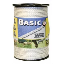 Villanypásztor Vezeték Basic Classe Fehér 200m 6mm 441508