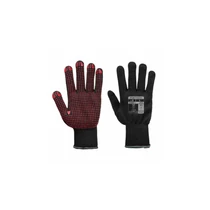 KESZTYŰ S-M-L A110 BLACK NEYLON PVC PONTOZOTT