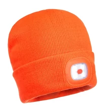 SAPKA ÚJRATÖLTHETŐ LED LÁMPÁVAL B029BKR NARANCS