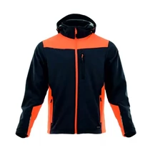 Kabát M Sara Comfort plus softshell szürke-narancs