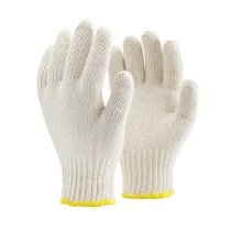 Kesztyű 10 Cot3 Kötött Pamut Gumírozott Mandzsetta Top