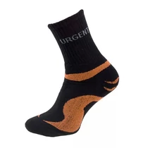 Zokni Urgent 0619 Fekete-narancs Bliszteres