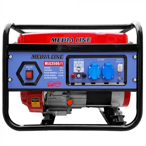 ÁRAMFEJLESZTŐ MEDIA LINE MLG 3500 1F 7LE-AVR-3KVA-8,3A