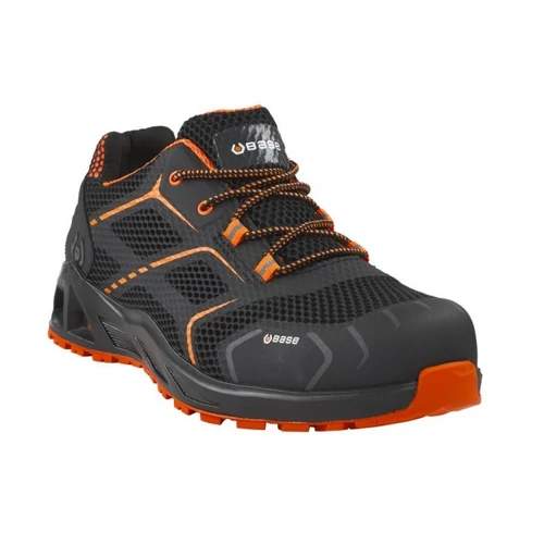Munkavédelmi cipő 46 Base B1004 K-step S1P SRC HRO Narancs