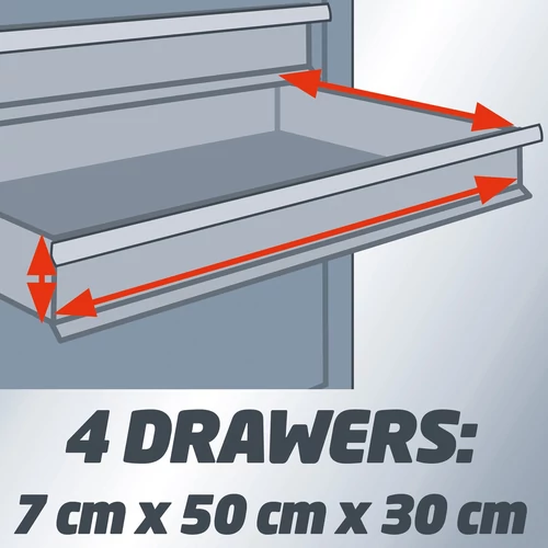 SZERSZÁMKOCSI EINHELL TC-TW 100 4510170 kép 4