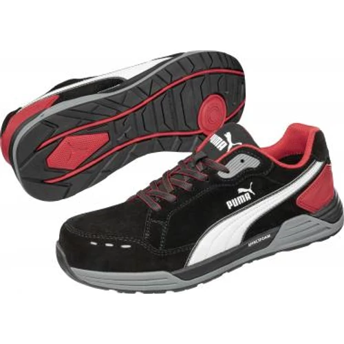 VÉDŐCIPŐ 39 PUMA 644630 Airtwist Blk Red Lo S3 ESD HRO SRC 3 kép 3