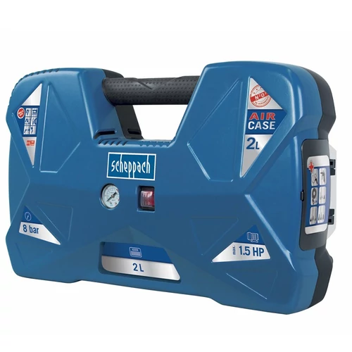 KOMPRESSZOR TÁSKA CHEPPACH AIR CASE 1100W OLAJMENTES 8BAR