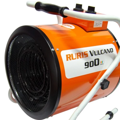 hőlégfúvó Ruris Vulcano 900 10kw 400v 742m3/h 180m2 3fokoza