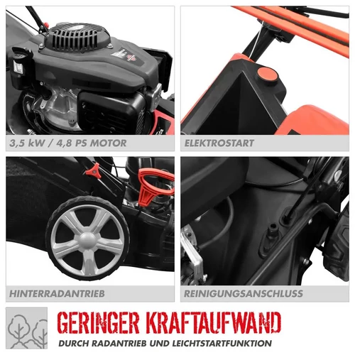 Fűnyíró Güde BIG WHEELER 514.3 R LI-ES önjáró-4IN1-60L 95463 kép 4