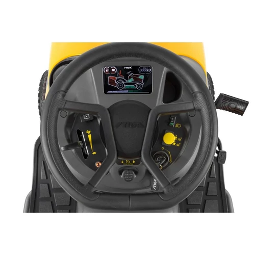 Fűnyírótraktor gyűjtős Stiga Estate 9122W HondaGXV690 122cm kép 7
