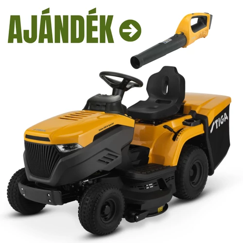 Fűnyírótraktor gyűjtős Stiga Estate Special Honda + ajándék
