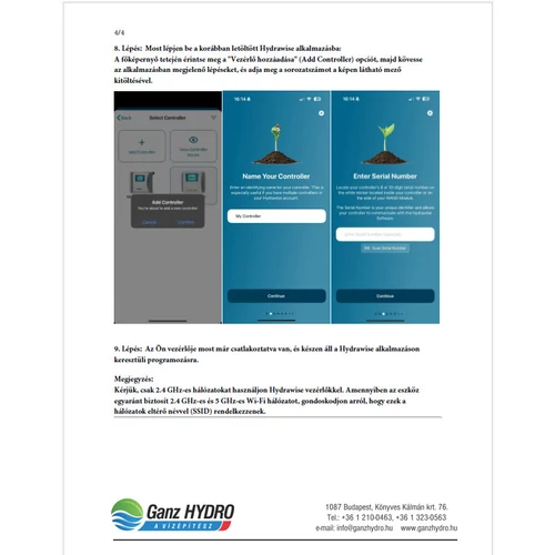Öntözés vezérlő WIFI modul X2-WAND kép 5