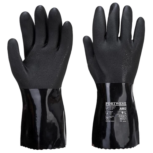 Kesztyű M A882 ESD PVC vegyszerálló