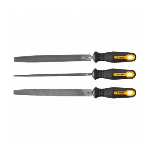 Reszelő Készlet 3részes Topex 200 Lapos-félk.-háromsz 06a130