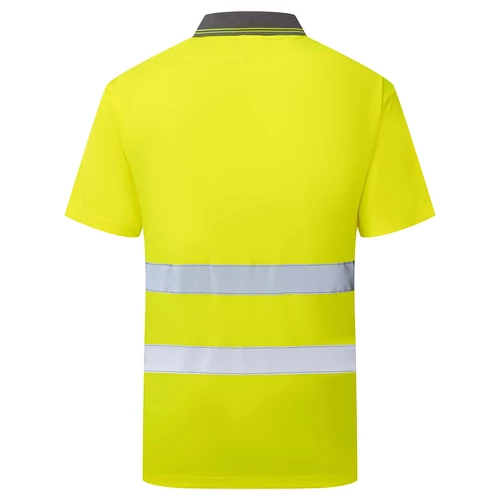 Póló M Portwest ES477 Jóláthatósági galléros sárga