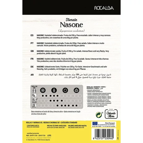 Paradicsom Nasone Tomate Farmer 10 szem Rocalba