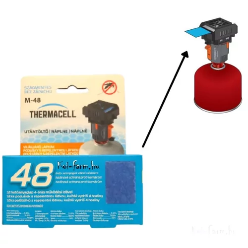 Thermacell M-48 48 órás 12db utántöltő csak lapka