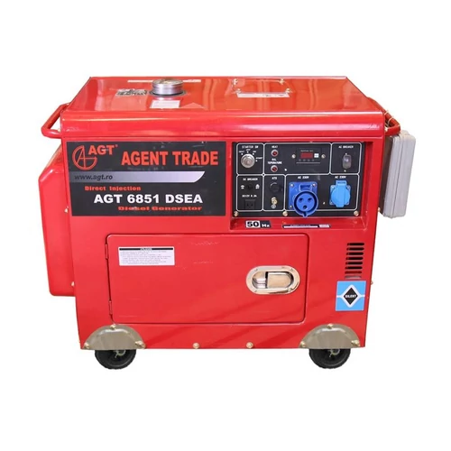 ÁRAMFEJLESZTŐ AGT 6851 DSEA DÍZEL 5KVA 220V AVR ÖNIND kép 2