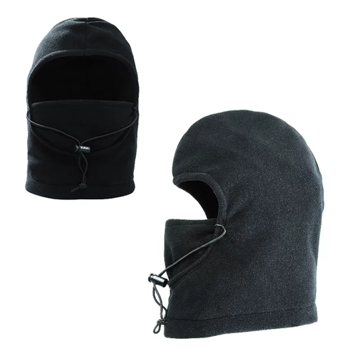 Símaszk Balaclava Fekete Polár