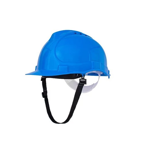 Munkavédelmi Sisak Kék Bratek-3 Sisakszíjjal
