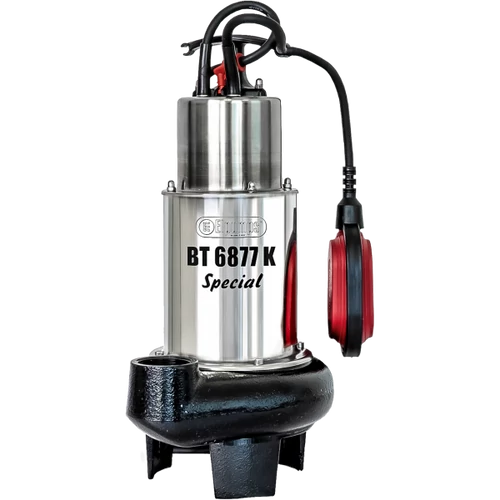 SZIVATTYÚ BÚVÁR BT 6877K SZENNYVÍZ-ZAGY ÚSZÓKAP+INOX