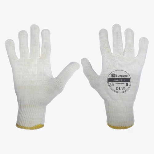 KESZTYŰ SB SWG-MELS CÉRNA FEHÉR PAMUT 7-10