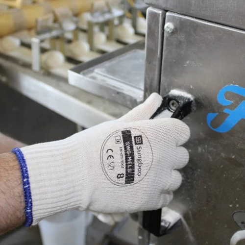 KESZTYŰ SB SWG-MELS CÉRNA FEHÉR PAMUT 7-10 kép 2