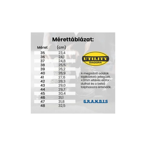 VÉDŐCIPŐ 41 DIADORA UTILITY D-BLITZ LOW S3 SRC kép 2
