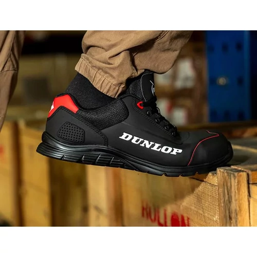 Munkavédelmi cipő 40 Dunlop S3 ESD SRC HRO matt fekete 