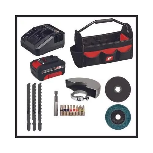 GÉPSZETT EINHELL AKKUS TE-TK 18/3 LI KIT (JS+CD+AG) 4257241 kép 5