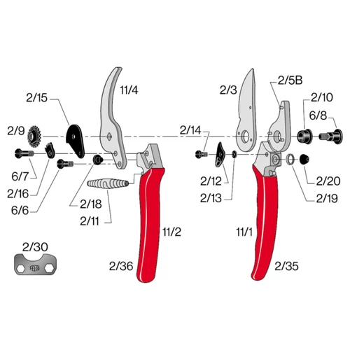 METSZŐOLLÓ FELCO PROFI 11+FELCO 905 TÖBBFUNKCIÓS ÉLEZŐ kép 5