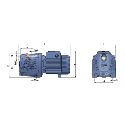 SZIVATTYÚ PEDROLLO FUTURE JETm2CX----10MX max 120l/min kép 3