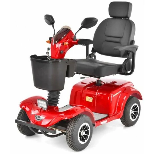 NÉGYKEREKŰ ELEKTROMOS MOPED HECHT WISE SILVER/RED 24V 40AH
