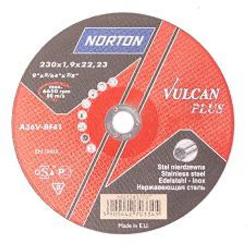 Vágókorong Norton 230*1,9 Fém-inox